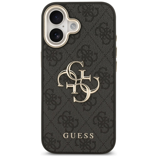 Puzdro pre Apple iPhone 17, Guess, Big 4G Logo Classic, Čierno Zlaté