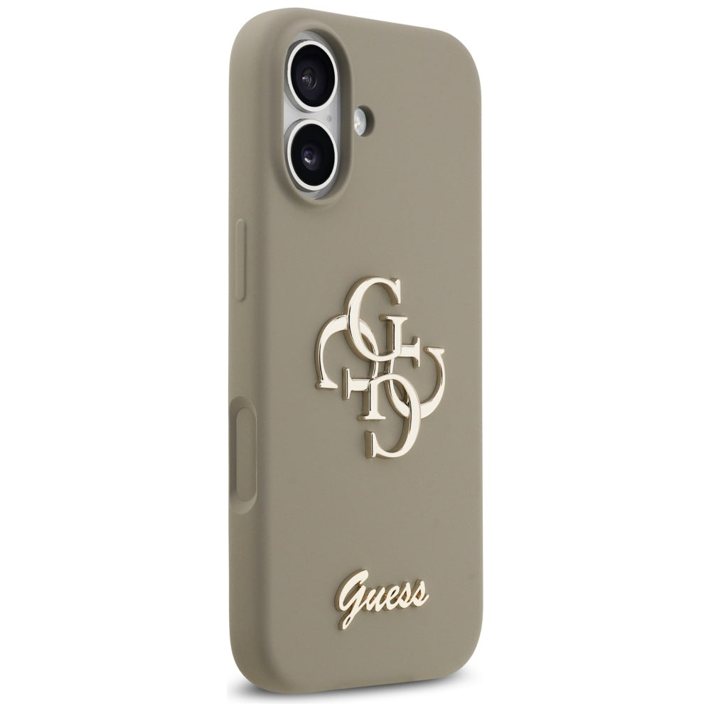 Puzdro pre Apple iPhone 17, Guess, Big 4G Script, Hnedé