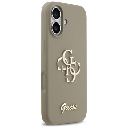 Puzdro pre Apple iPhone 17, Guess, Big 4G Script, Hnedé