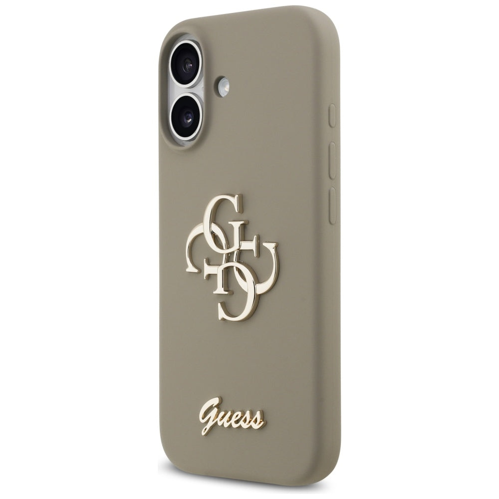 Puzdro pre Apple iPhone 17, Guess, Big 4G Script, Hnedé