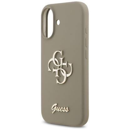 Puzdro pre Apple iPhone 17, Guess, Big 4G Script, Hnedé