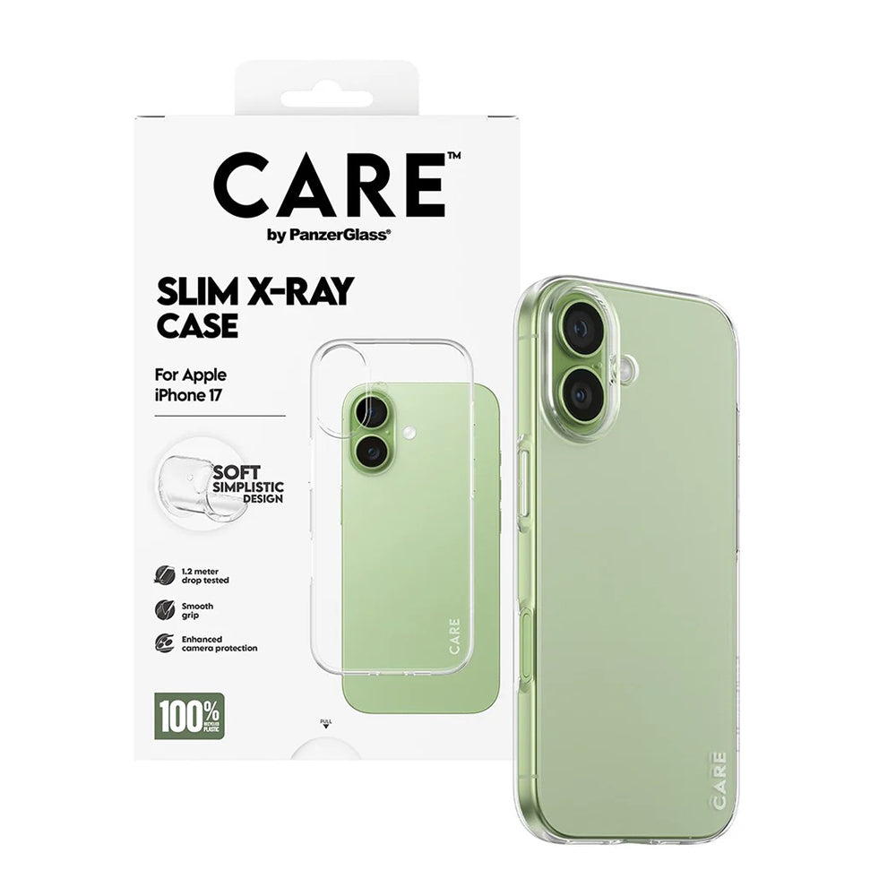 Puzdro pre Apple iPhone 17, PanzerGlass, Care Fashionable X-ray, Transparentné