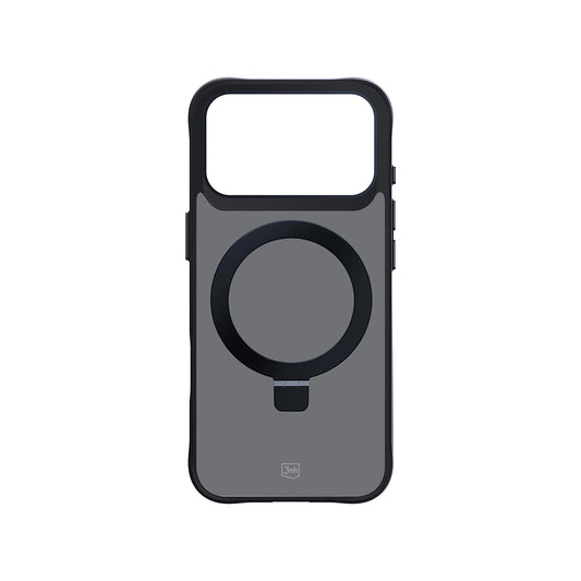 Puzdro pre Apple iPhone 17 Pro, 3MK, Smoke MagStand, Čierne