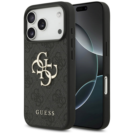 Puzdro pre Apple iPhone 17 Pro, Guess, 4G Big Logo, Čierne