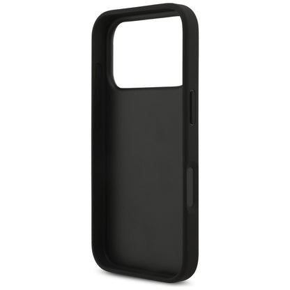 Puzdro pre Apple iPhone 17 Pro, Guess, 4G Grained Big and Classic Logo, Čierne