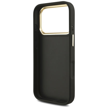Puzdro pre Apple iPhone 17 Pro, Guess, Big 4G Classic Logo with Big Strap, Čierne