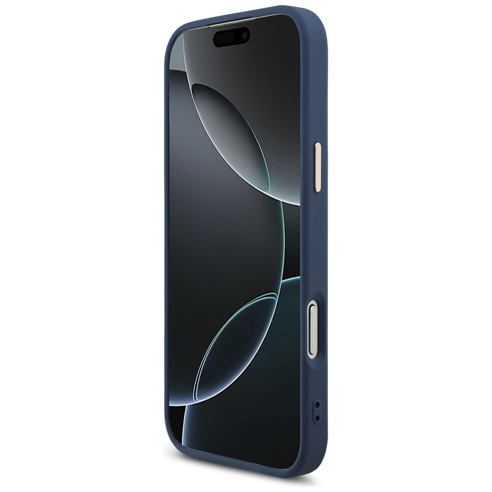 Puzdro pre Apple iPhone 17 Pro, Guess, Big 4G Logo Classic, Zlatomodrá