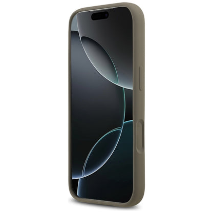 Puzdro pre Apple iPhone 17 Pro, Guess, Big 4G Script, Hnedé