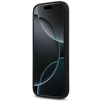 Puzdro pre Apple iPhone 17 Pro, Guess, Big 4G Script, Čierne