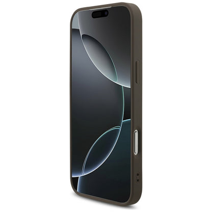 Puzdro pre Apple iPhone 17 Pro Max, Guess, 4G Classic Logo with Pearl Strap, Hnedé
