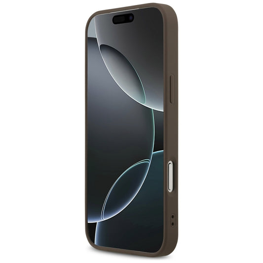 Puzdro pre Apple iPhone 17 Pro Max, Guess, 4G Classic, Hnedá