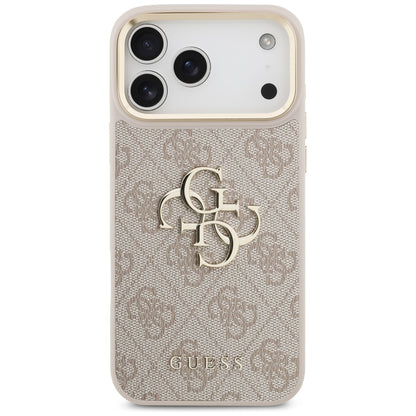 Puzdro pre Apple iPhone 17 Pro Max, Guess, Big 4G Classic Logo with Big Strap, Ružové