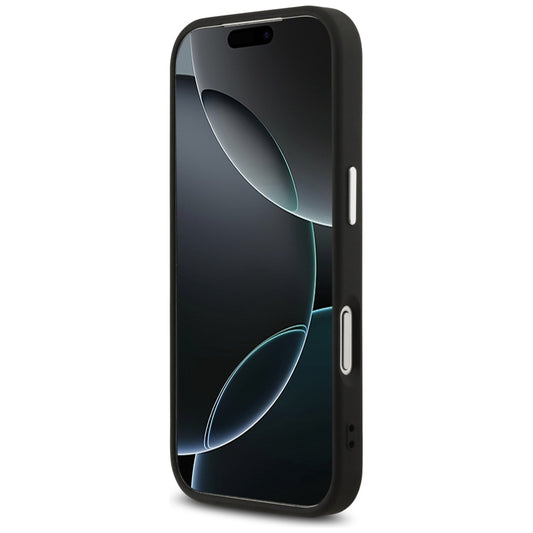 Puzdro pre Apple iPhone 17 Pro Max, Guess, Big 4G Logo Classic, Čierno Strieborné