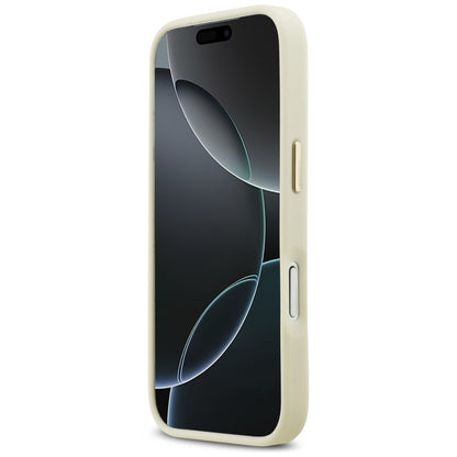 Puzdro pre Apple iPhone 17 Pro Max, Karl Lagerfeld, Script Logo, Bež