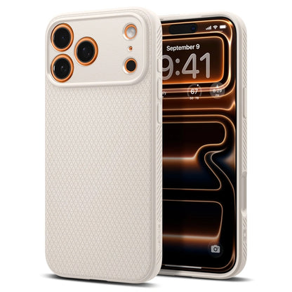 Puzdro pre Apple iPhone 17 Pro Max, Spigen, Liquid Air, Béžová