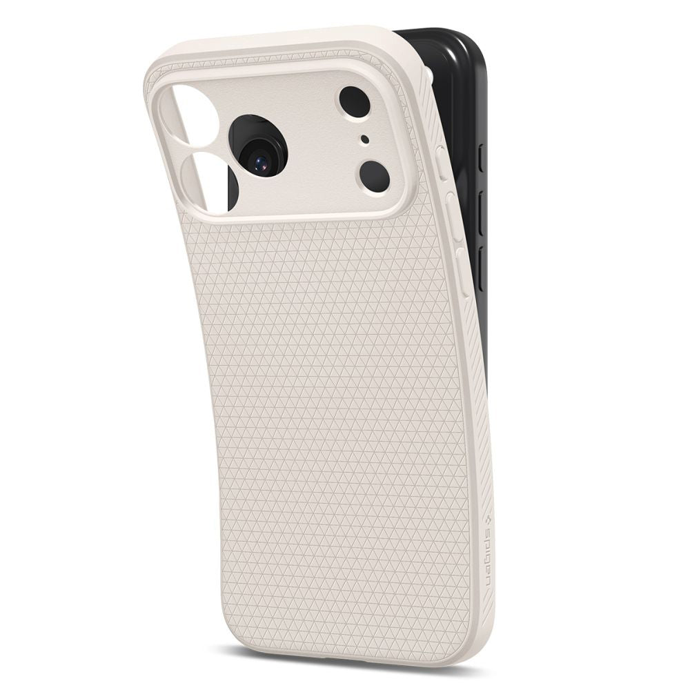 Puzdro pre Apple iPhone 17 Pro Max, Spigen, Liquid Air, Béžová