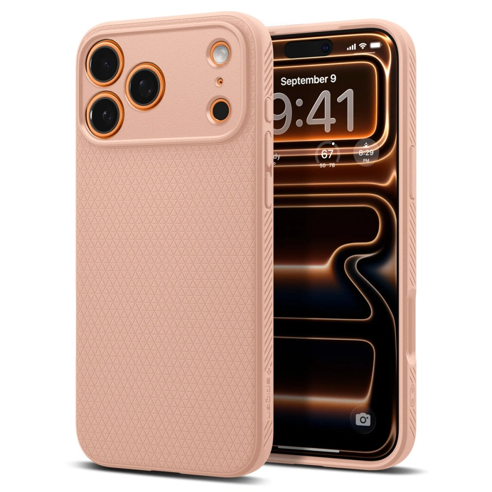 Puzdro pre Apple iPhone 17 Pro Max, Spigen, Liquid Air, Ružové