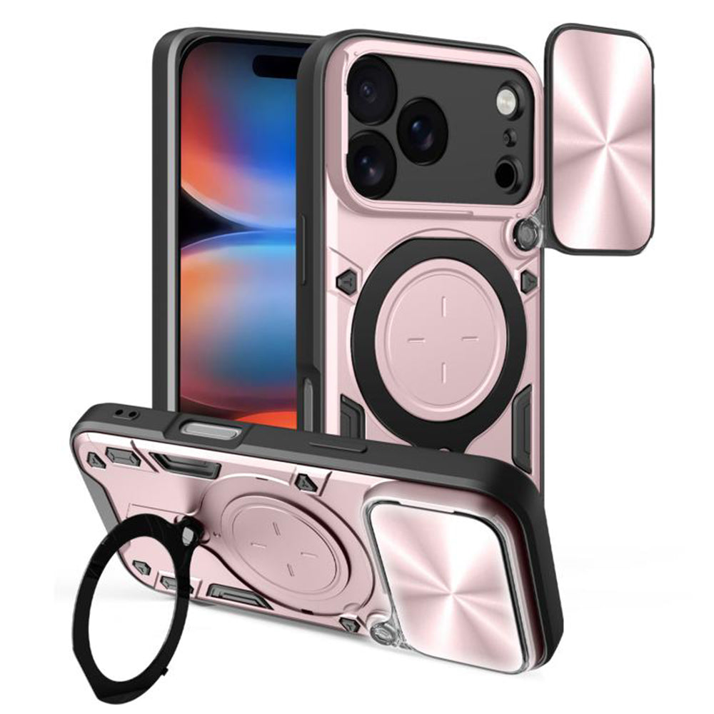 Puzdro pre Apple iPhone 17 Pro Max, Techsuit, CamGuard Pro, Ružovo Zlaté