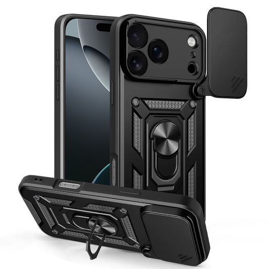 Puzdro pre Apple iPhone 17 Pro Max, Techsuit, CamShield, Čierne