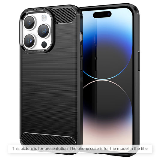 Puzdro pre Apple iPhone 17 Pro Max, Techsuit, Carbon, Čierne