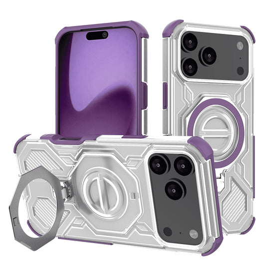 Puzdro pre Apple iPhone 17 Pro Max, Techsuit, Carbon Shield Pro, Fialové