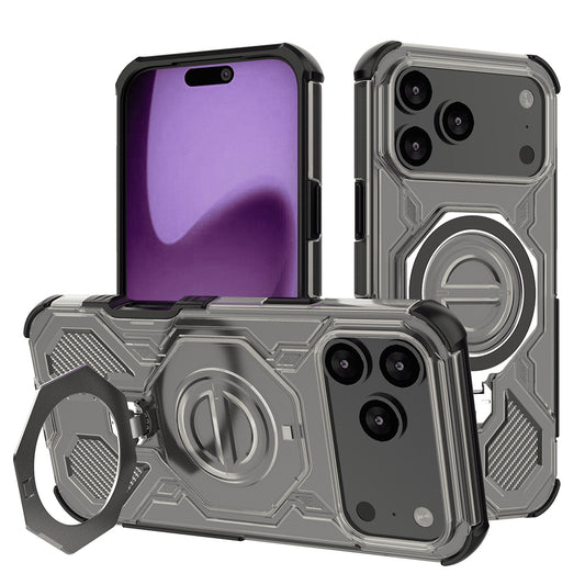 Puzdro pre Apple iPhone 17 Pro Max, Techsuit, Carbon Shield Pro, Svetlo čierne