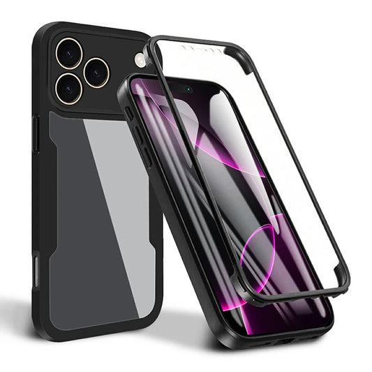 Puzdro pre Apple iPhone 17 Pro Max, Techsuit, ColorVerse 360, Čierne