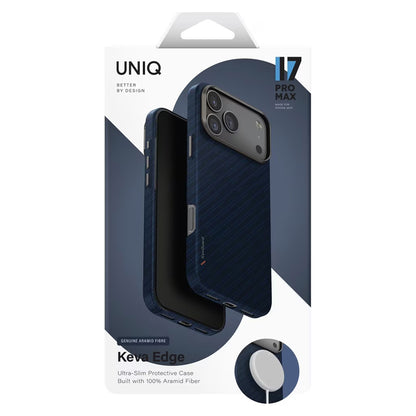 Puzdro MagSafe pre Apple iPhone 17 Pro Max, UNIQ, Keva MagClick, Denim