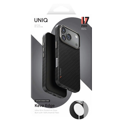Puzdro MagSafe pre Apple iPhone 17 Pro Max, UNIQ, Keva MagClick, Čierne