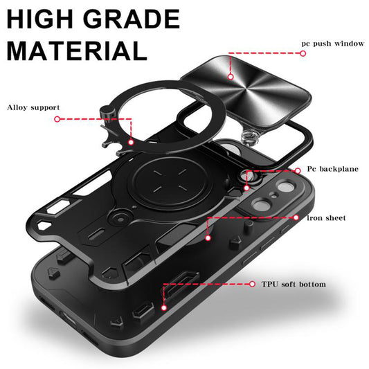 Puzdro pre Apple iPhone 17 Pro, Techsuit, CamGuard Pro, Modrá