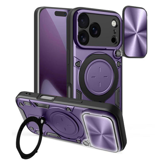 Puzdro pre Apple iPhone 17 Pro, Techsuit, CamGuard Pro, Fialové