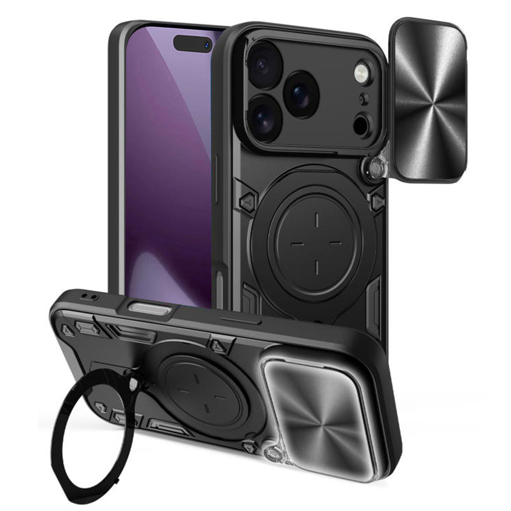 Puzdro pre Apple iPhone 17 Pro, Techsuit, CamGuard Pro, Čierne