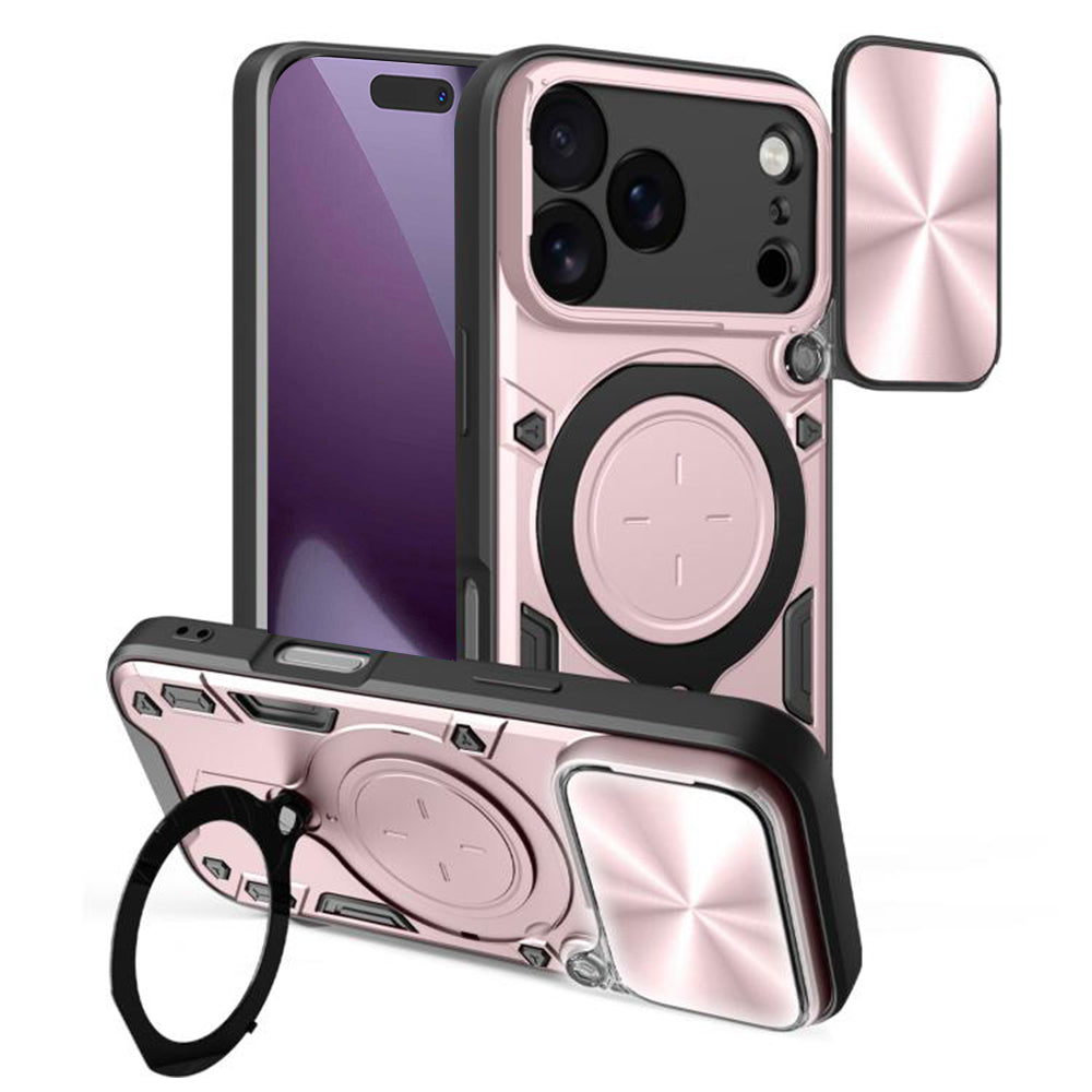 Puzdro pre Apple iPhone 17 Pro, Techsuit, CamGuard Pro, Ružové Zlato
