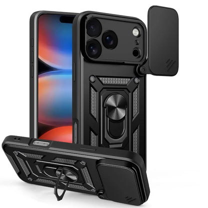 Puzdro pre Apple iPhone 17 Pro, Techsuit, CamShield, Čierne