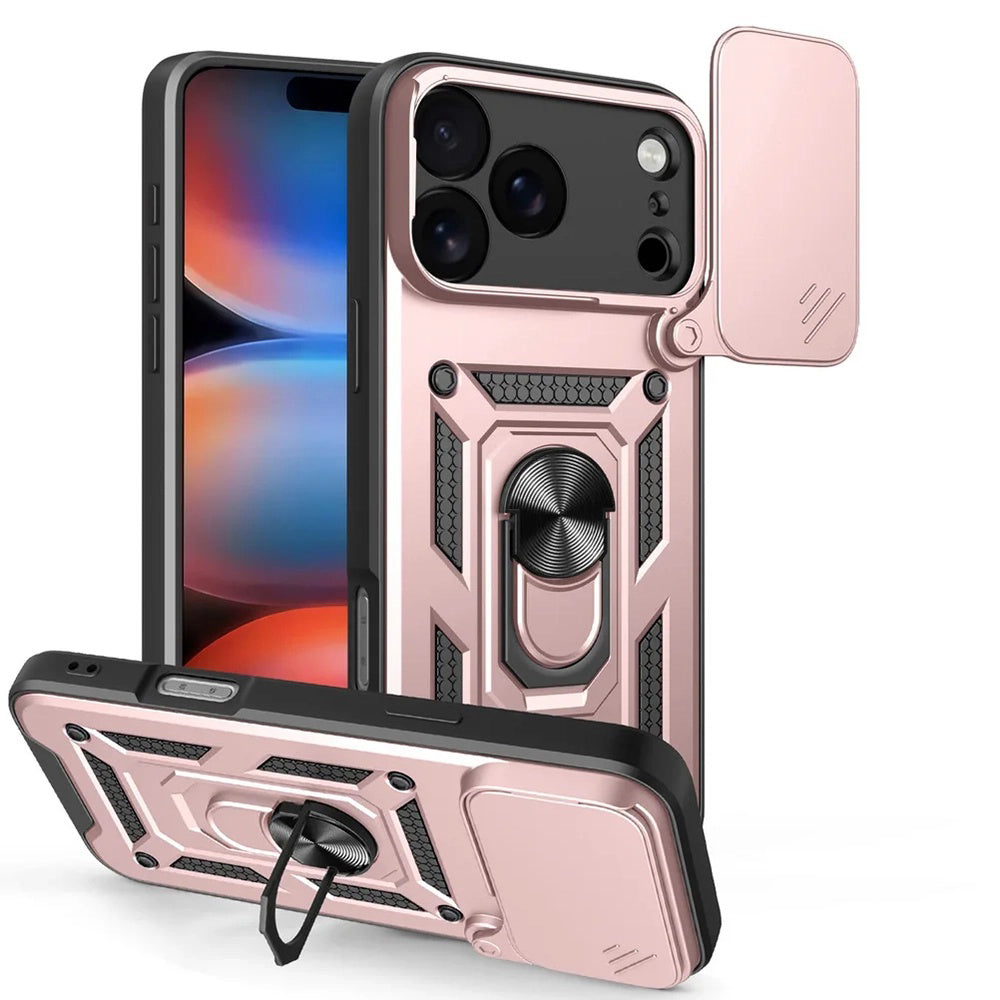Puzdro pre Apple iPhone 17 Pro, Techsuit, CamShield, Ružové