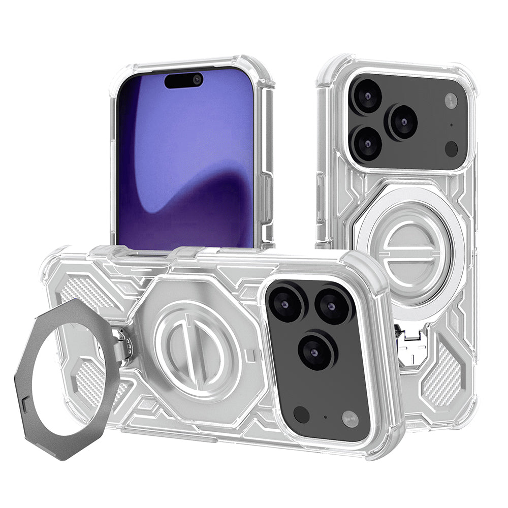 Puzdro pre Apple iPhone 17 Pro, Techsuit, Carbon Shield Pro, Biela