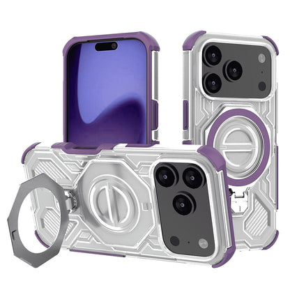 Puzdro pre Apple iPhone 17 Pro, Techsuit, Carbon Shield Pro, Fialové