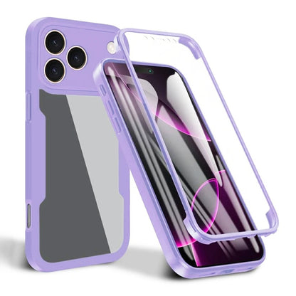 Puzdro pre Apple iPhone 17 Pro, Techsuit, ColorVerse 360, Fialové