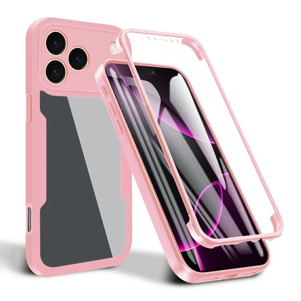 Puzdro pre Apple iPhone 17 Pro, Techsuit, ColorVerse 360, Ružové