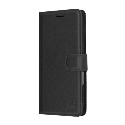 Puzdro pre Apple iPhone 17 Pro, Techsuit, Leather Folio, Čierne