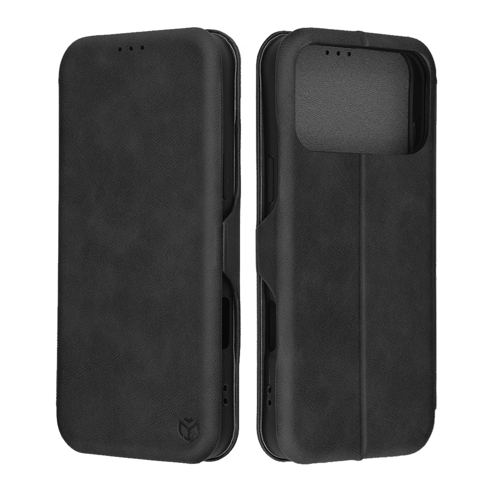 Puzdro pre Apple iPhone 17 Pro, Techsuit, Safe Wallet Plus, Čierne