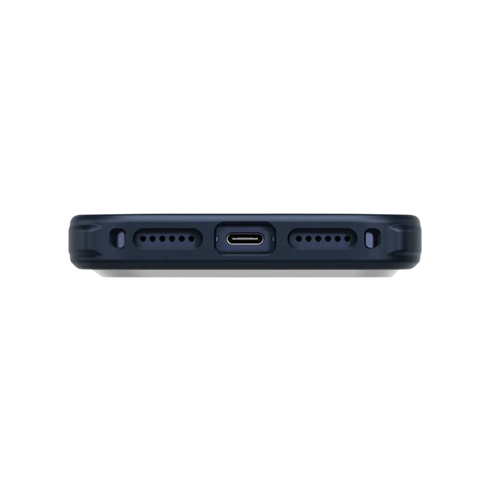 Puzdro MagSafe pre Apple iPhone 17 Pro, UNIQ, Keva MagClick, Námornícka modrá