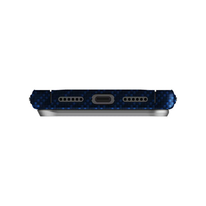 Puzdro MagSafe pre Apple iPhone 17 Pro, UNIQ, Keva MagClick, Denim