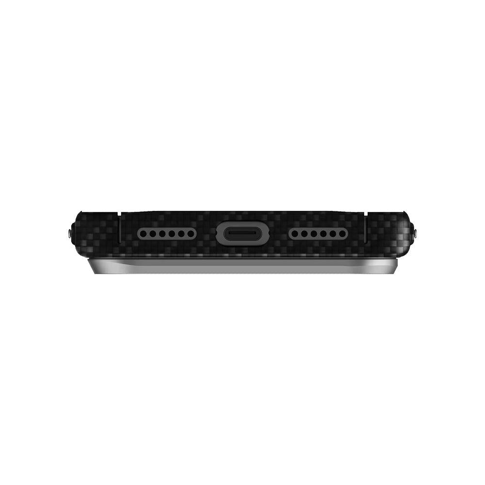 Puzdro MagSafe pre Apple iPhone 17 Pro, UNIQ, Keva MagClick, Tmavosivá