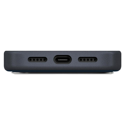 Puzdro pre Apple iPhone 17 Pro, UNIQ, Lyden Leatherette, Modročierna