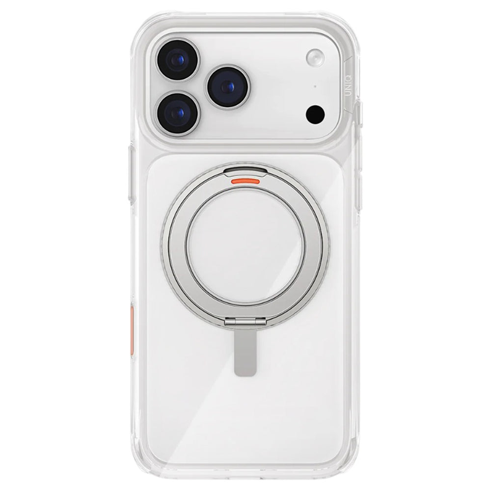 Puzdro pre Apple iPhone 17 Pro, UNIQ, Swivix, Strieborné