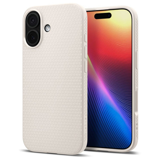 Puzdro pre Apple iPhone 17, Spigen, Liquid Air, Béžová