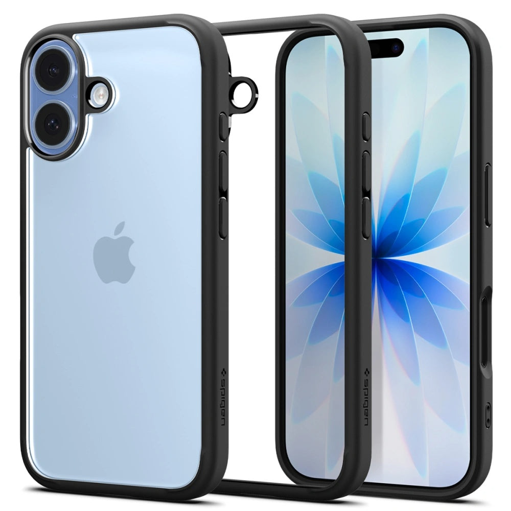 Puzdro pre Apple iPhone 17, Spigen, Ultra Hybrid, Matné Čierne