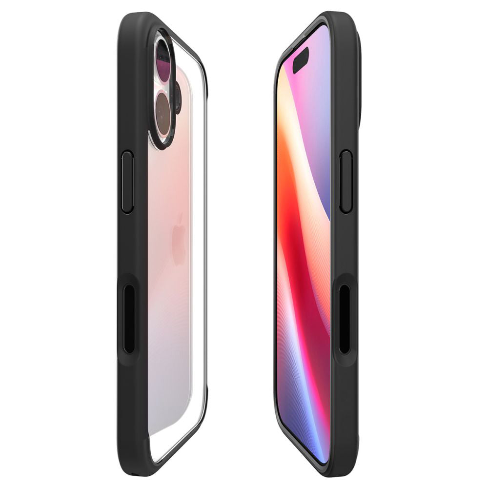 Puzdro pre Apple iPhone 17, Spigen, Ultra Hybrid, Matné Čierne