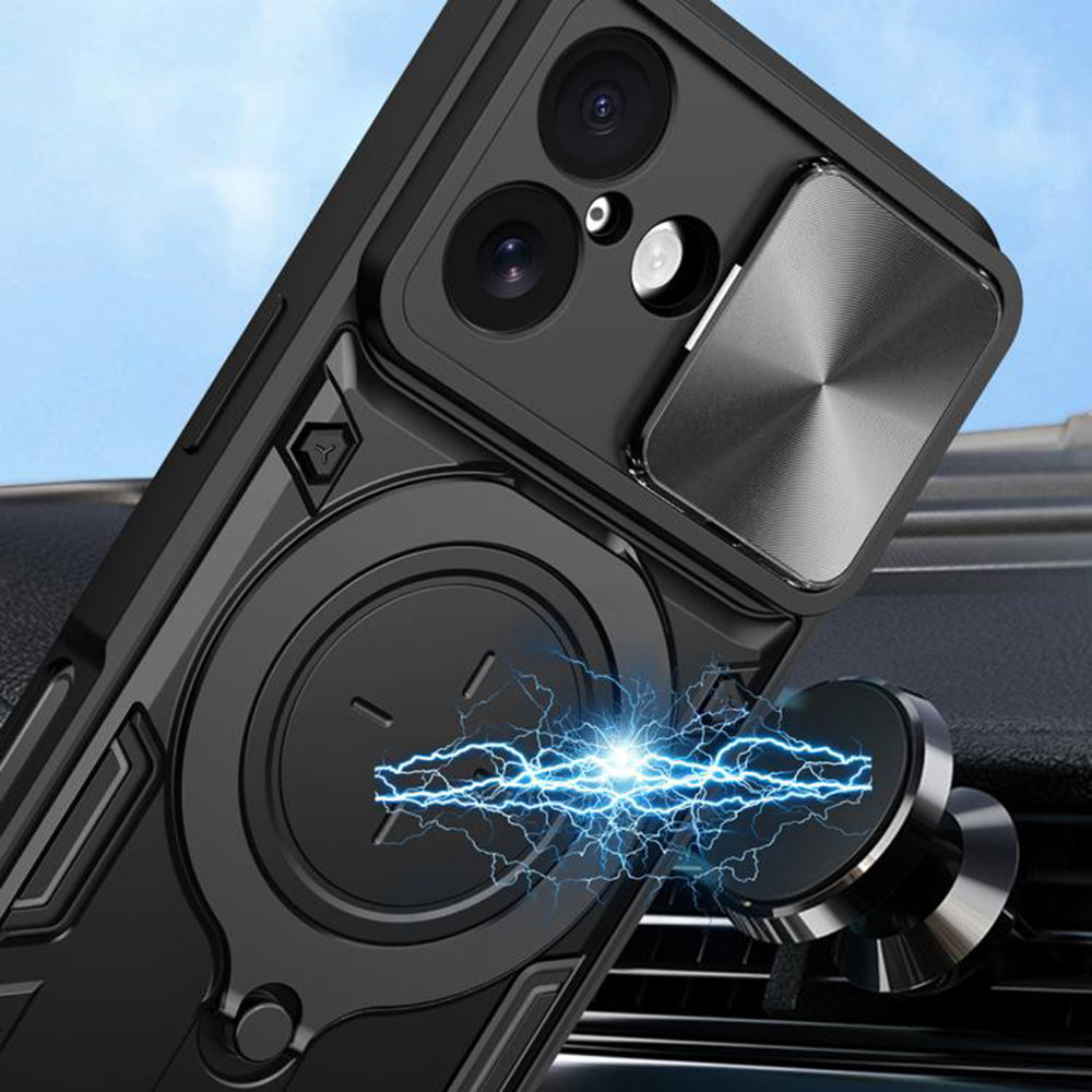 Puzdro pre Apple iPhone 17, Techsuit, CamGuard Pro, Čierne